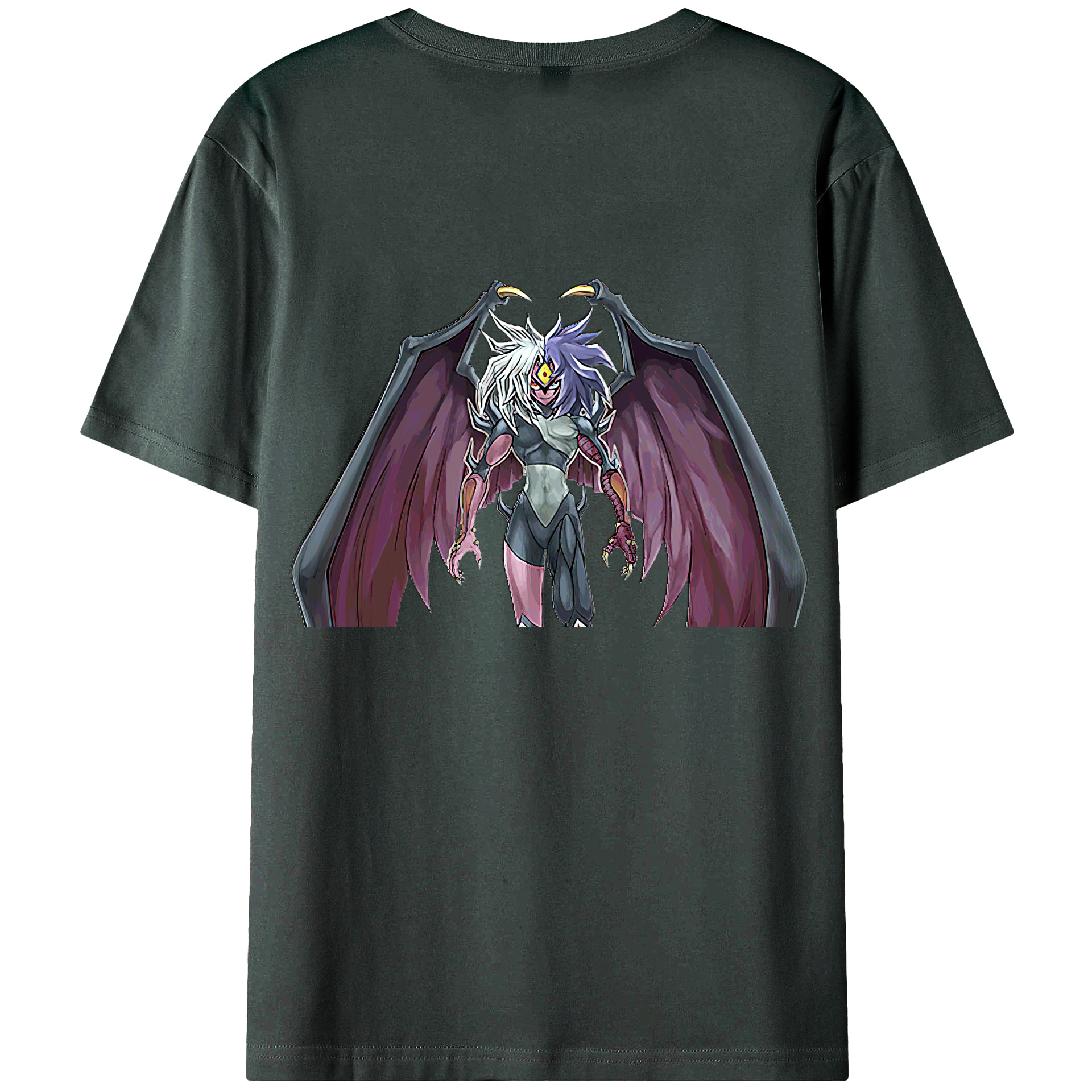 （画像用） 遊☆戯☆王 Yu-Gi-Oh! 綿100％ メンズ半袖Tシャツ（バックプリント） 通気性